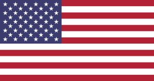 "Flag of the United States". Licensed under Public Domain via Wikipedia - https://en.wikipedia.org/wiki/File:Flag_of_the_United_States.svg#/media/File:Flag_of_the_United_States.svg