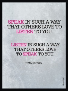 SPEAK LISTEN