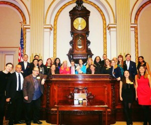Ringing the New York Stock Exchange bell last November to commemorate WED