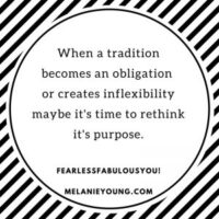 When Breaking Tradition May Be a Good Thing